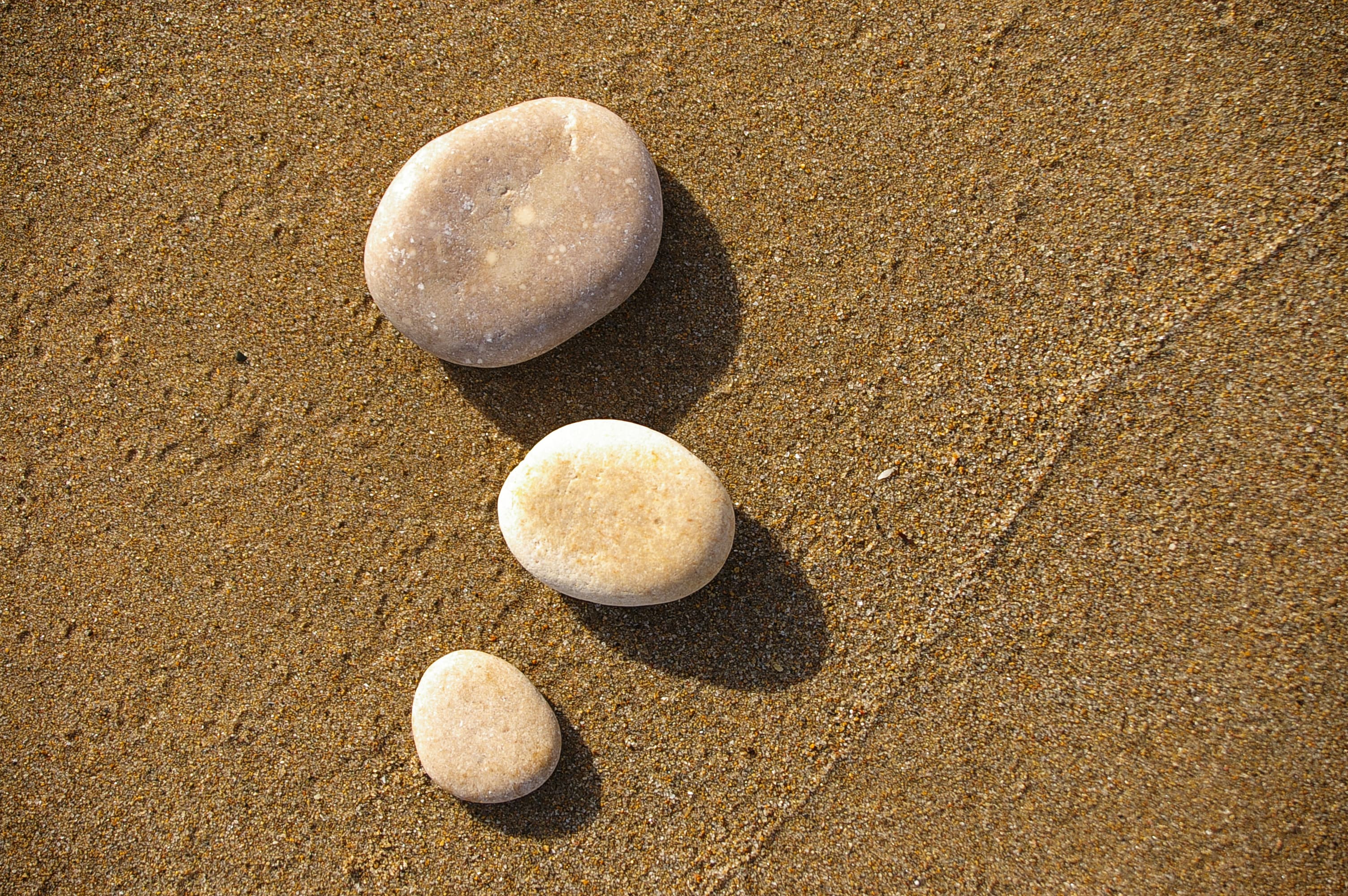 Peaceful zen stones representing balance and mindfulness